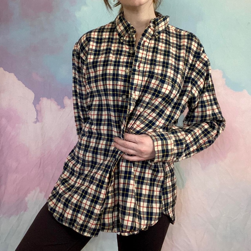 Men’s XL wool Pendleton fireside button down flannel shirt, Mac Rae of Conchra
